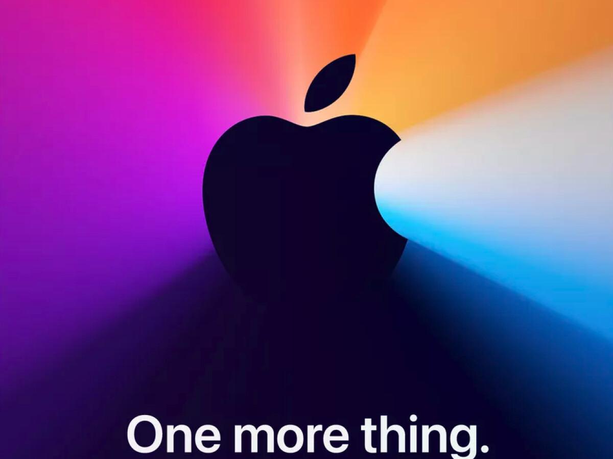 Apple wciąż ma coś nowego: fajne zaproszenie na wydarzenie One More Thing dosłownie świeci