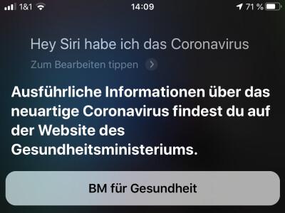 Autotest Corona za pośrednictwem Siri lub aplikacji: Dostępne są te opcje