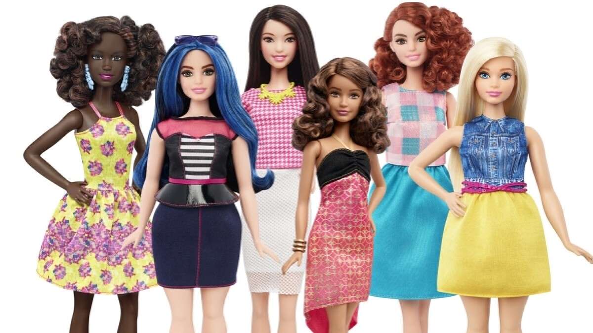 Barbie jest teraz dostępna w wersji grubszej, mniejszej i większej