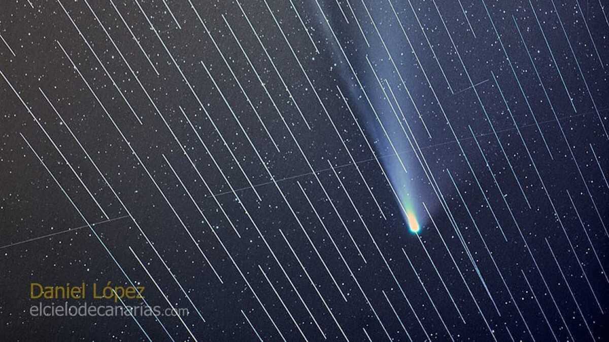 Comet Neowise: satelity Starlink z długoterminowych fotobomb SpaceX